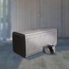 Patio Storage Box 54.3"x20.9"x22.4" 87.2 gal Dark Gray and Black