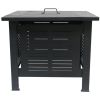 Grill over stove tea cooking furniture Table Brazier stove heater Square outdoor smokeless grill patio grill
