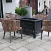 fire pit multifunctional chinese hibachi cooking tea bbq grill patio grill stove table outdoor furniture heating patio