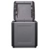 Patio Storage Box 21.3"x20.9"x22.4" 34.3 gal Dark Gray and Black