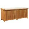 Outdoor Cushion Box 59.1"x19.7"x23.8" Solid Wood Acacia