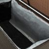 Patio Storage Box Poly Rattan 39.3"x19.6"x19.6" Brown