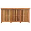 Patio Storage Box 59.1"x31.5"x29.5" Solid Wood Acacia