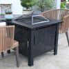 Grill over stove tea cooking furniture Table Brazier stove heater Square outdoor smokeless grill patio grill
