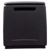 Patio Storage Box 37.8"x20.9"x22.4" 60.8 gal Dark Gray and Black
