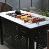 fire pit multifunctional chinese hibachi cooking tea bbq grill patio grill stove table outdoor furniture heating patio