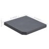 Umbrella Weight Plate Black Granite Square 55.1 lb