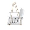 Outdoor  Modern Acacia Wood Porch Swing