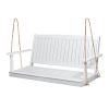 Outdoor  Modern Acacia Wood Porch Swing