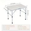 Adjustable - height Folding Table with Storage Bag. Durable Metal Tripod Base. Ideal for Beach, Picnic, BBQ & Patio. Lightweight, Compact for Indoor/O