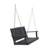 Outdoor  Modern Acacia Wood Porch Swing