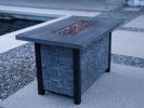 44" W x 25" H Outdoor Fire Pit Table 50000BTU